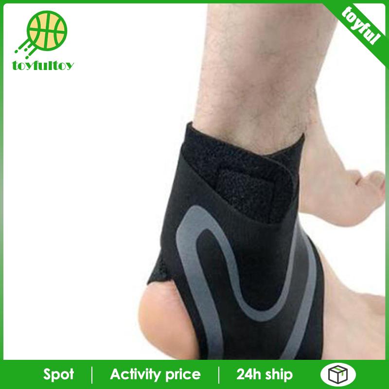 Đai Quấn Mắt Cá Chân Bằng Cao Su Tổng Hợp Co Giãn Hỗ Trợ Luyện Tập Thể Thao Bóng Rổ Leo Núi