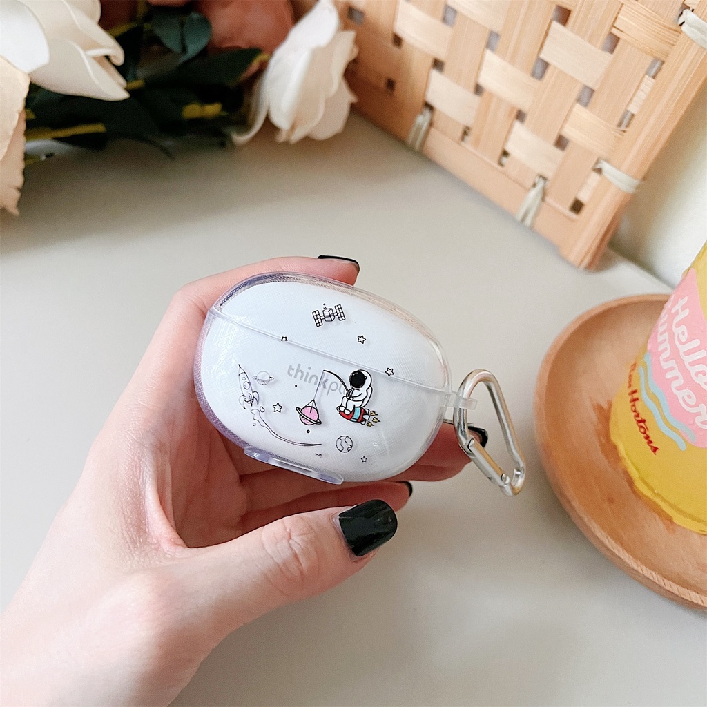 Vỏ Bảo Vệ Hộp Sạc Tai Nghe Bluetooth Không Dây Lenovo XT88 Bằng TPU Mềm Trong Suốt Đơn Giản