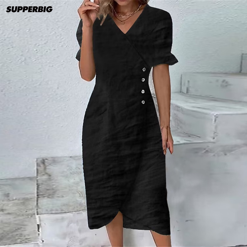 [supperbig] Váy Dài Trung Bình Thường