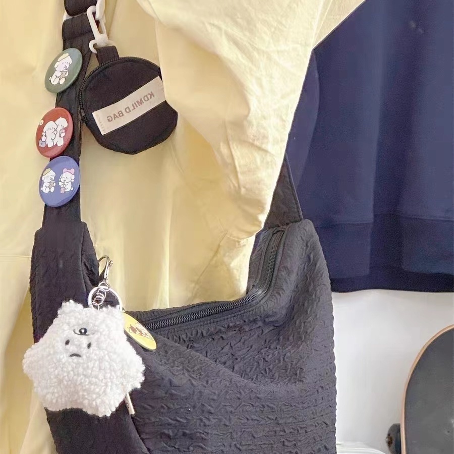 Túi Đeo Chéo Thiết Kế Đơn Giản Dễ Thương Phong Cách Nhật Hàn Cho Nữ