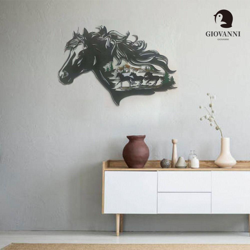 Goovanni Phụ Kiện Treo Tường Trang Trí Hình Động Vật Rừng Cây Nghệ Thuật Bằng Kim Loại