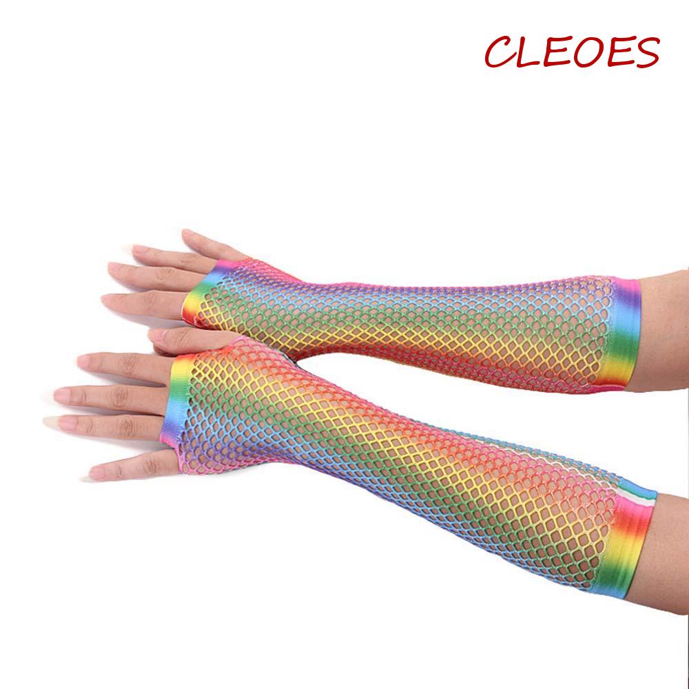 Găng Tay Lưới Hở Ngón Co Giãn Thời Trang Nữ