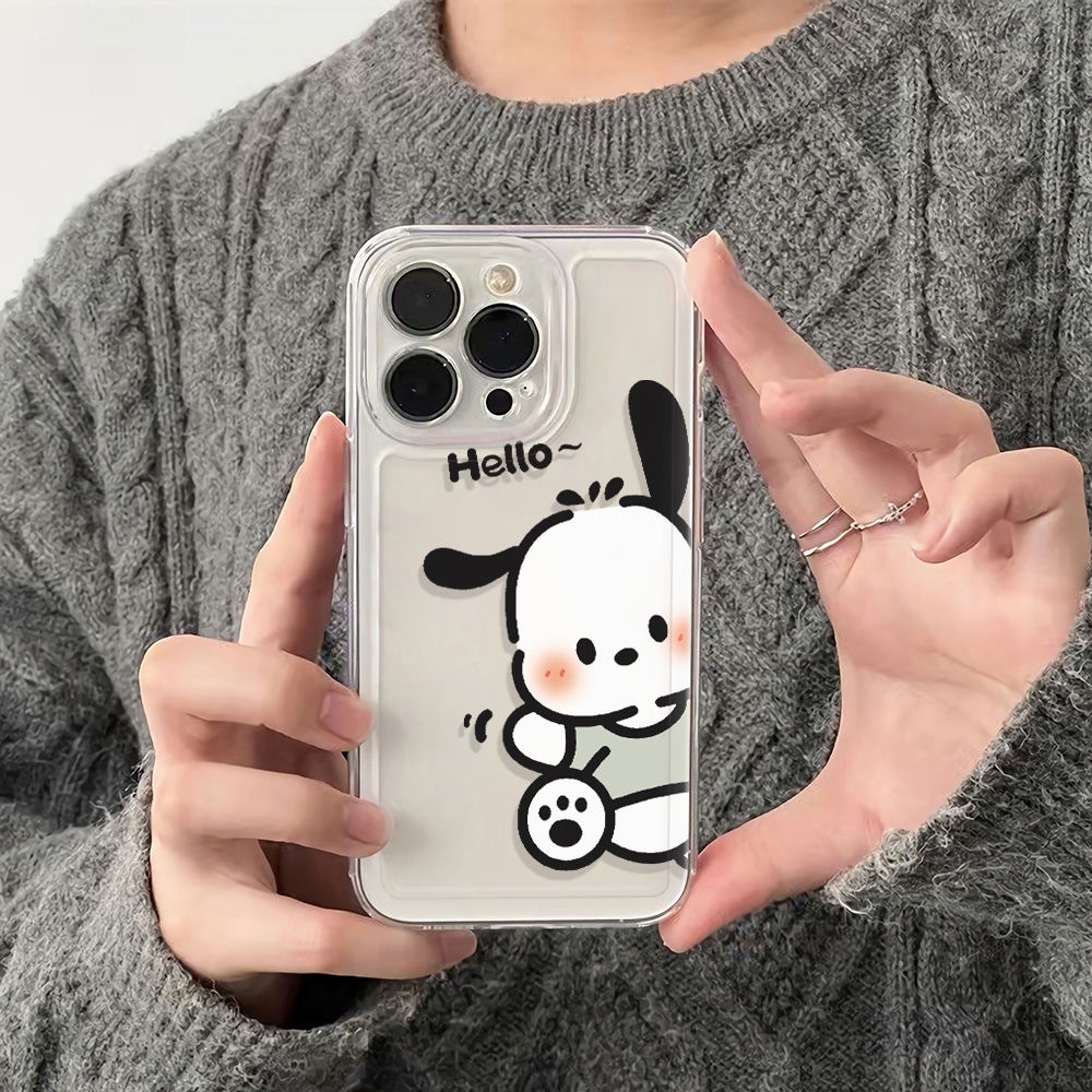 ✅Ốp Điện Thoại Mềm Chống Sốc Hình Chú Chó Pacha Cho Iphone 14Pro 12 6In11 7813 GFZC
