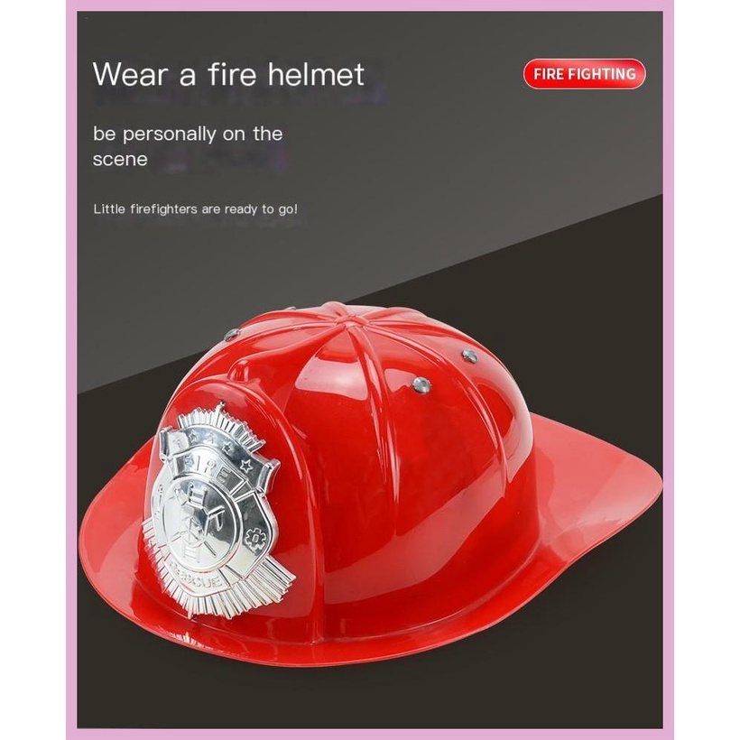 Đồ Chơi Đóng Vai Kỹ Thuật Bằng Nhựa Màu Đỏ Có Thể Điều Chỉnh Cho Trẻ Em