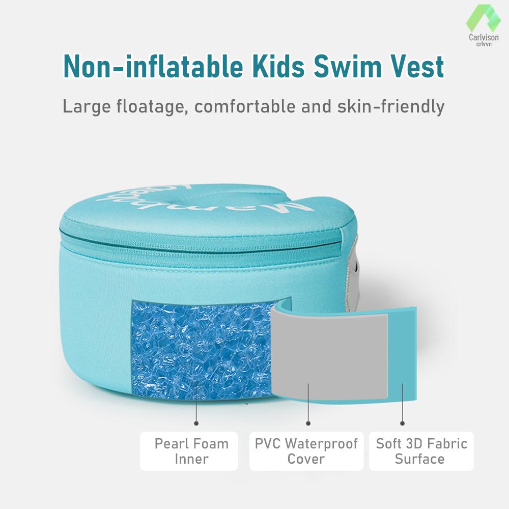 Áo Phao Bơi 3 Trong 1 Không Bơm Hơi Cho Bé Từ 3-6 Tuổi