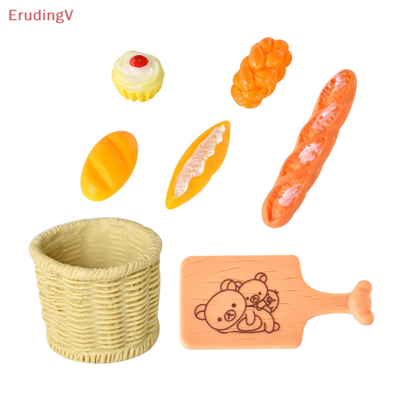 Set 5 Mô Hình Bánh Mì / Thức Ăn Độc Đáo Trang Trí Nhà Búp Bê