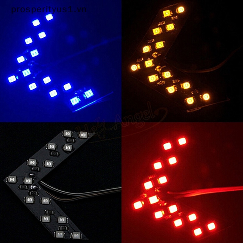 [prosperityus1] Đèn Xi Nhan LED 14-SMD Cho Gương Chiếu Hậu Xe Hơi