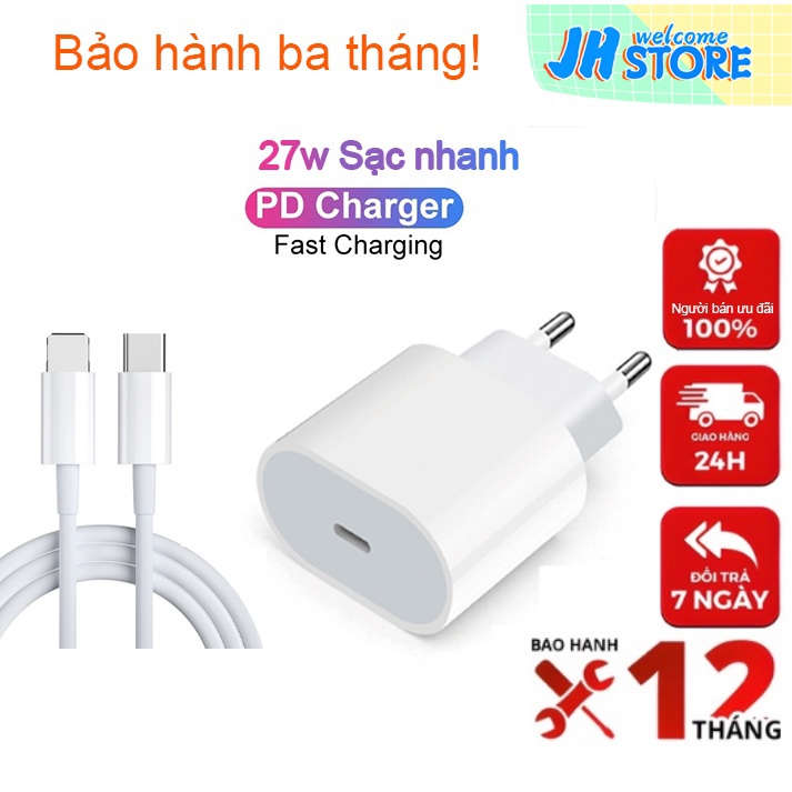 Thiết Bị Sạc Nhanh PD 20W S P Cho IP 6 7 8 8plus X xsmax 11 11 Promax 12 Promax 13 13 Promax 14 plus Promax