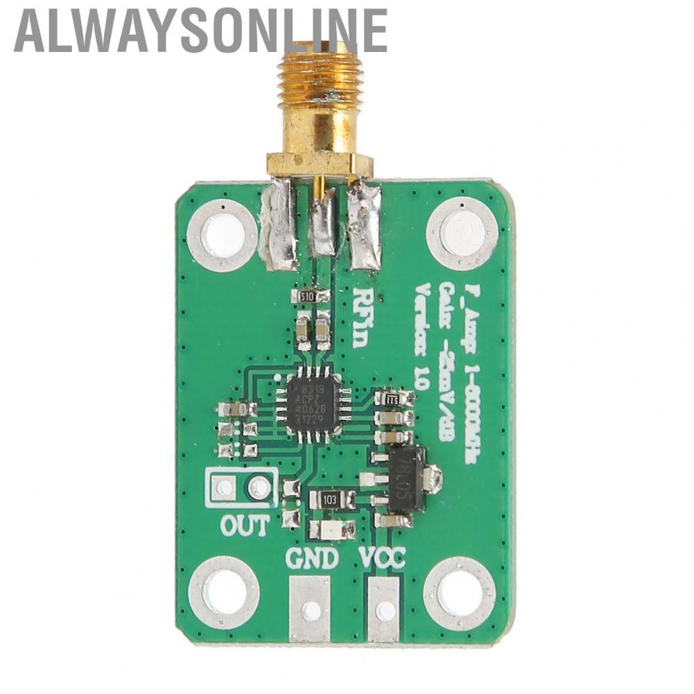 Alwaysonline Frequency Power Meter 1M To 8000MHz Plug and Play High Accuracy Logarithmic Detector AD8317  for RF Signal Detection