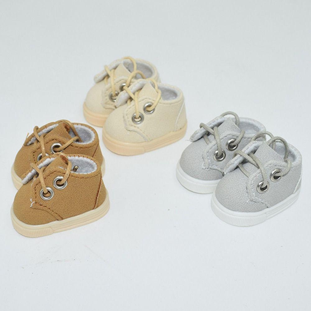 Giày Búp Bê 15cm Vải Cotton Thiết Kế Dễ Thương Cho Búp Bê LAYOR1