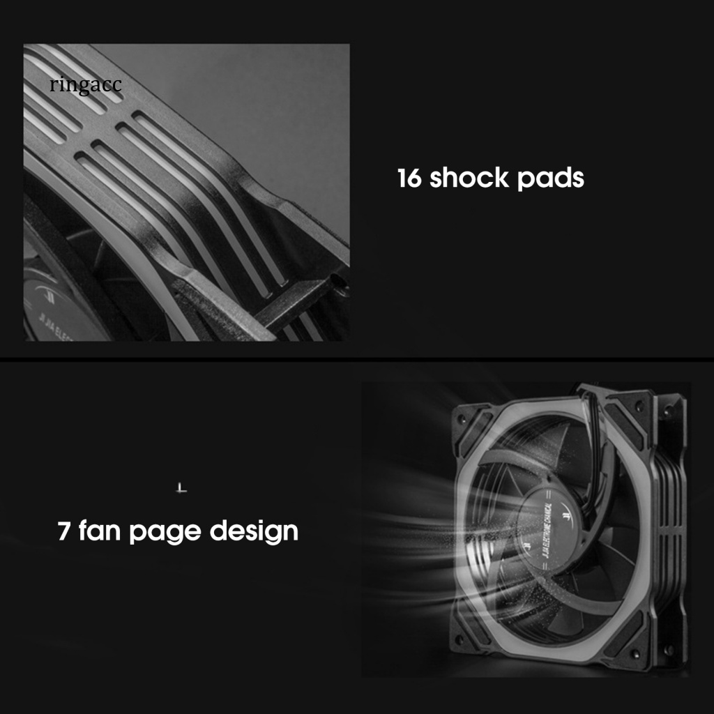 Quạt Tản Nhiệt RGA 12cm 1200RPM Ít Tiếng Ồn Tiện Dụng Cho Máy Tính Để Bàn