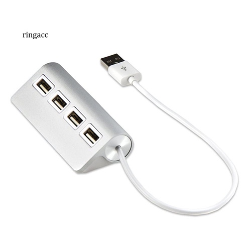 Bộ Chia 4 Cổng USB 2.0 Có Đèn LED Cho Macbook Laptop