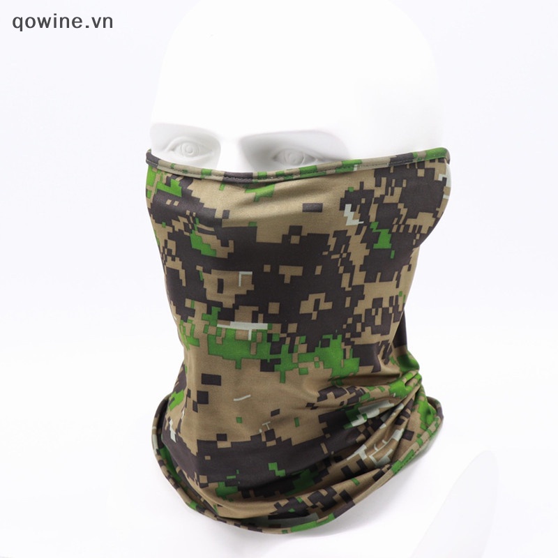 Khăn Choàng Cổ Kiêm Khẩu Trang Làm Mát Phong Cách Quân Đội