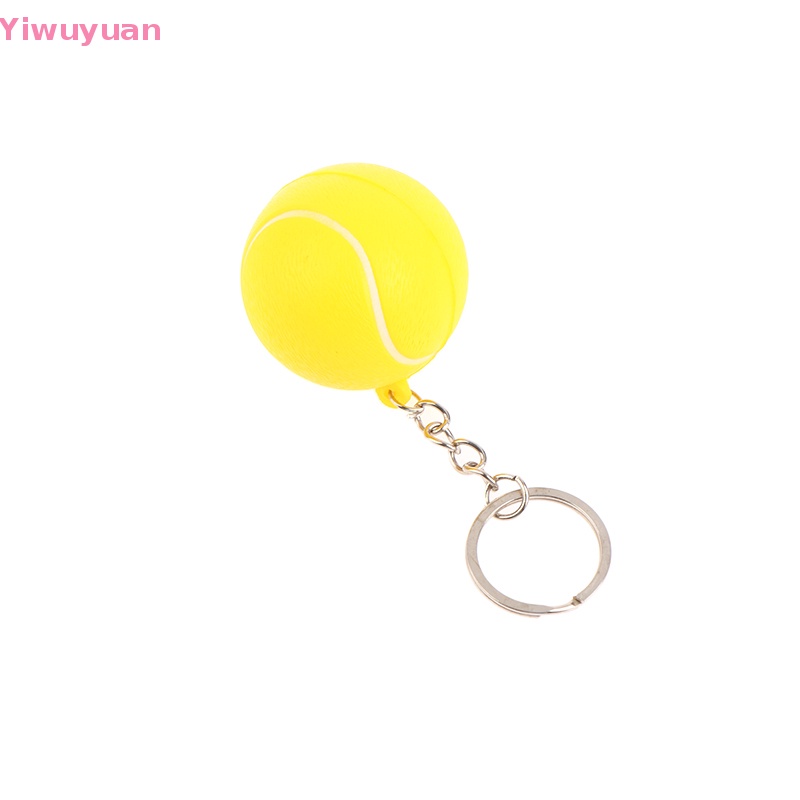 < Yiwuyuan > Móc Chìa Khóa Xe Hơi Thể Thao Mặt Bóng Đá Tennis Mới