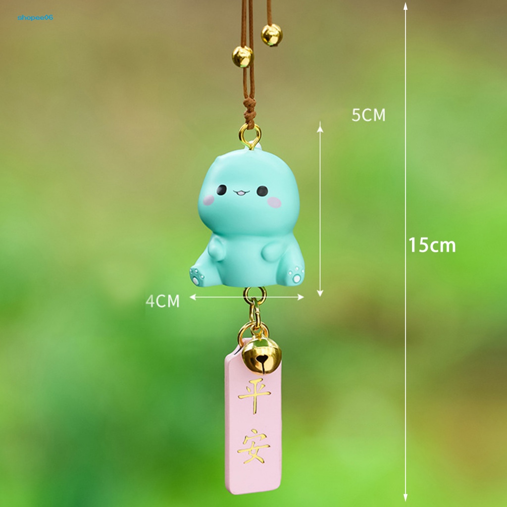 Dây Treo Trang Trí Xe Hơi Hình Khủng Long Có Chuông