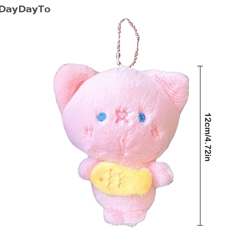 Móc Khóa Hình Mèo Hoạt Hình Nhồi Bông Đáng Yêu