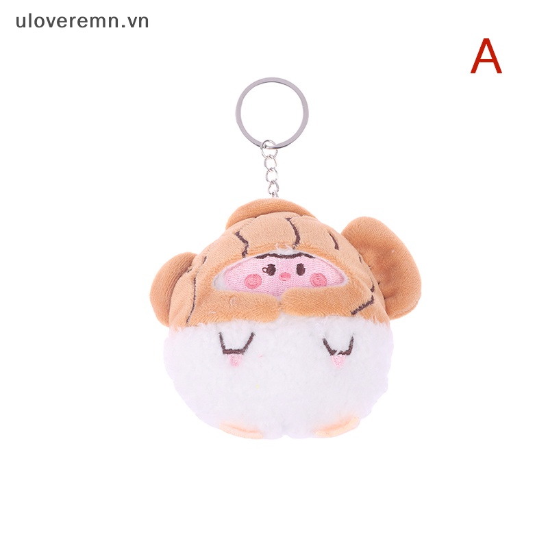 Búp Bê Nhồi Bông Hình Thỏ / Gà 10CM Mềm Mại Trang Trí Ba Lô / Móc Khóa