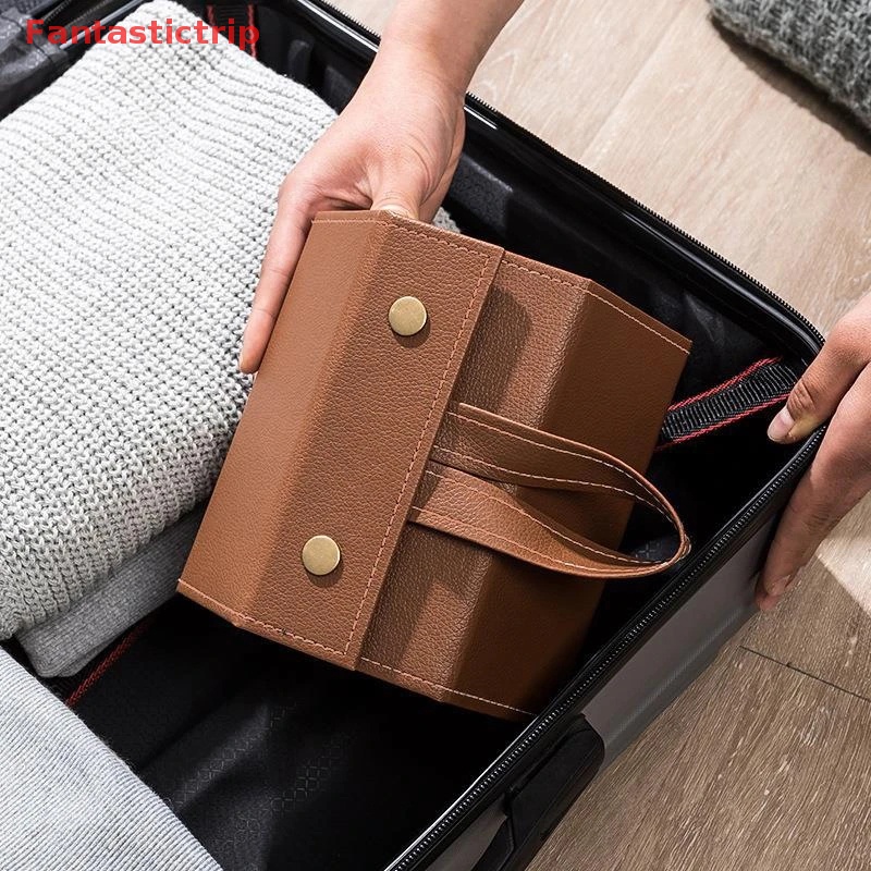 Hộp Đựng Mắt Kính Bằng Da PU Gấp Gọn Tiện Dụng Mang Theo Du Lịch