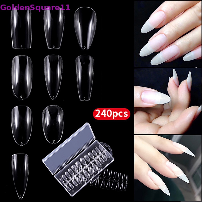 Set 240 Móng Tay Giả Bằng Acrylic Cao Cấp