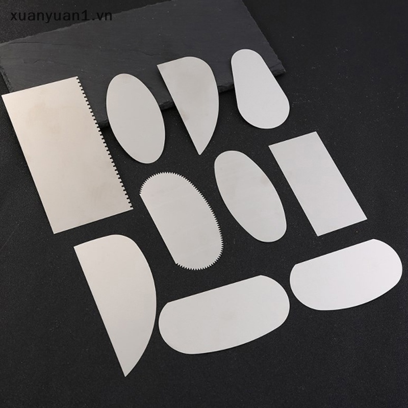 Set 10 Dụng Cụ Nạo Đất Sét Bằng Thép Polymer