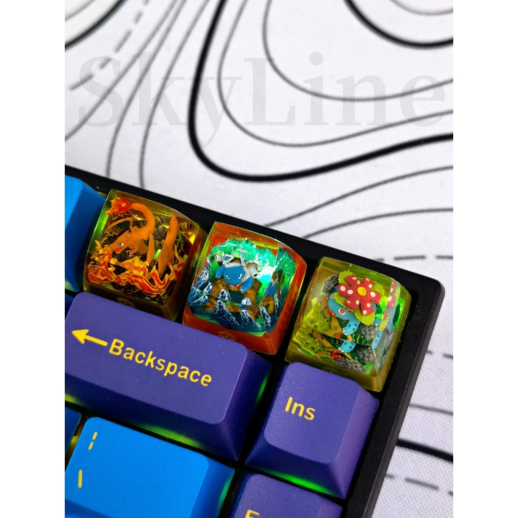 Phím Artisan - Artisan Tùy Chỉnh Bằng Nhựa Resin Cá Tính Cho Bàn Phím Cơ Chơi Game