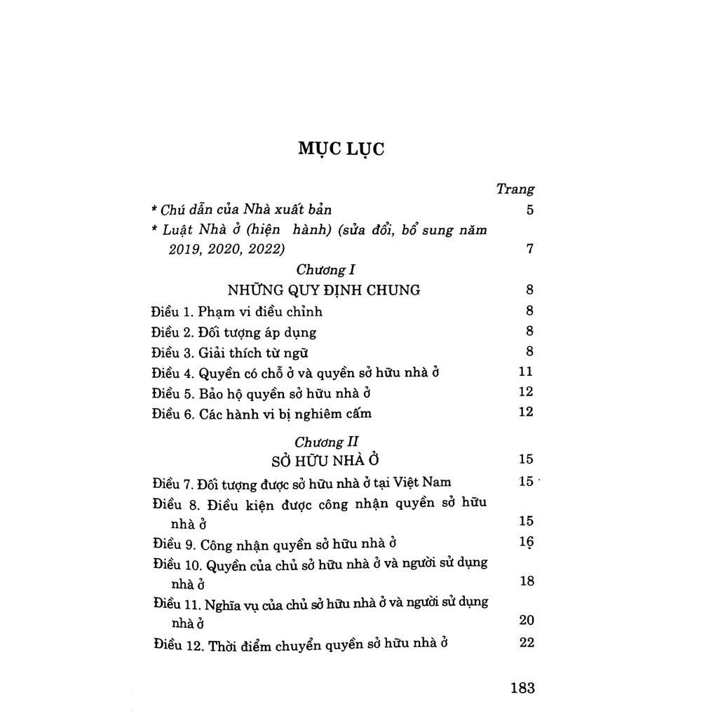 Sách Luật Nhà Ở