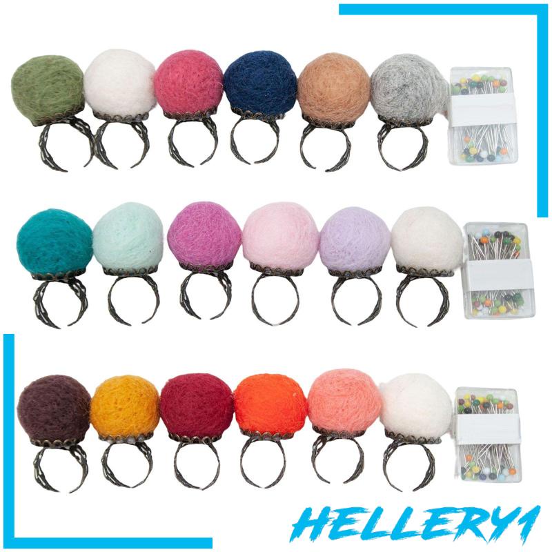 [Hellery1] 6x Đệm Nỉ May Vá Thủ Công DIY Có Thể Đeo Lại