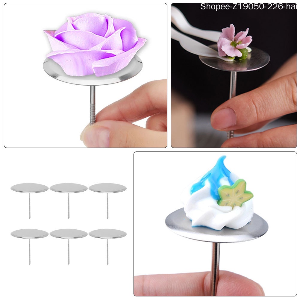 Set 6 Đuôi Bắt Bông Kem Trang Trí Bánh Bằng Thép Không Gỉ