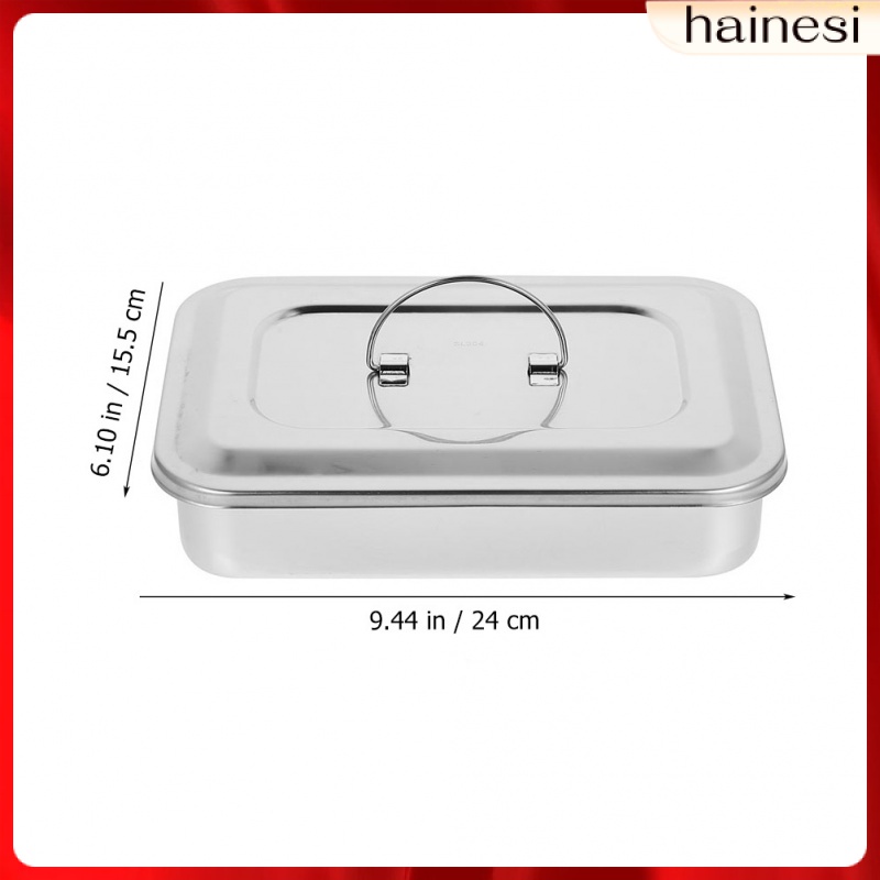 Khay Vuông Bằng Kim Loại Đựng Đồ Khử Trùng Tiện Dụng