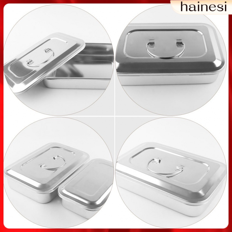 Khay Vuông Bằng Kim Loại Đựng Đồ Khử Trùng Tiện Dụng