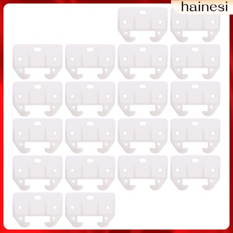 Set 20 Móc Trượt Ngăn Kéo Tủ Màu Trắng