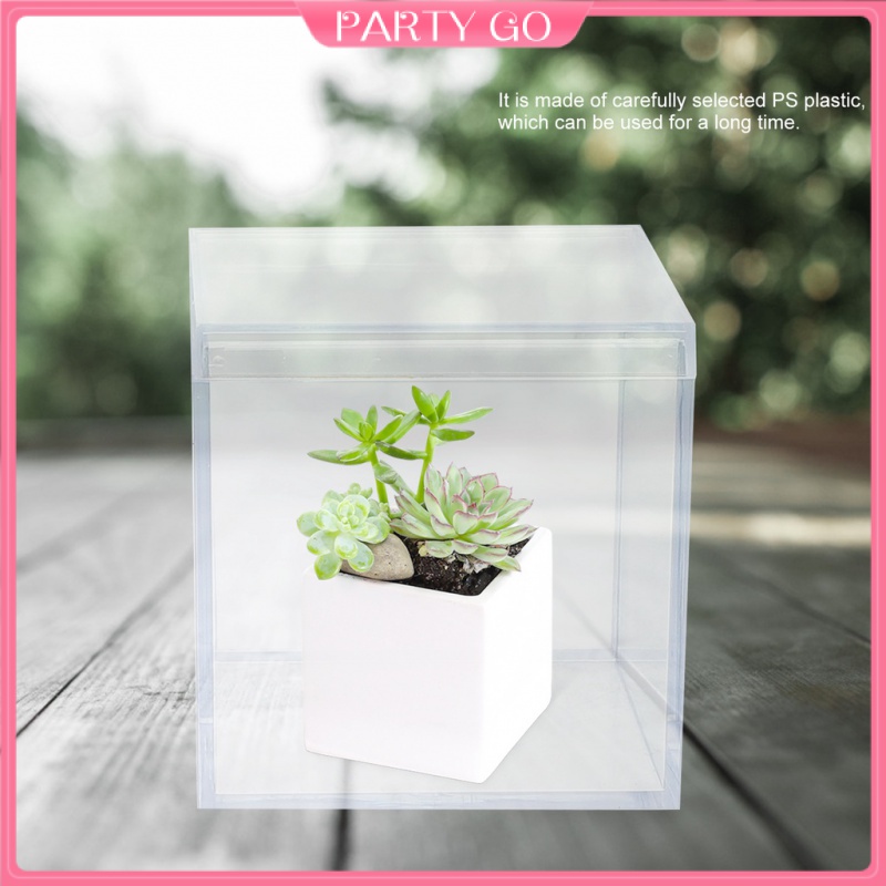 Set 8 Hộp Nhựa Hình Vuông Mini Đựng Trang Sức Tiện Lợi