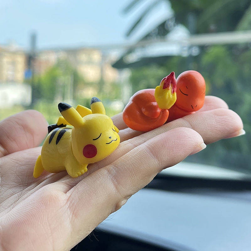 Cute Car Display Screen Lying Decoration Vehicle Center Console Cartoon Car Accessories Car Creativity Doll Fashion 8IMp