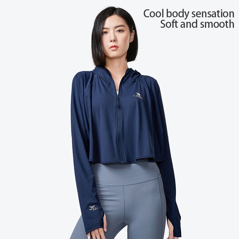 CAMEL SPORTS Áo Khoác Chống Nắng Và Tia UV Bằng Lụa Lạnh Thoáng Khí Hình | BigBuy360 - bigbuy360.vn