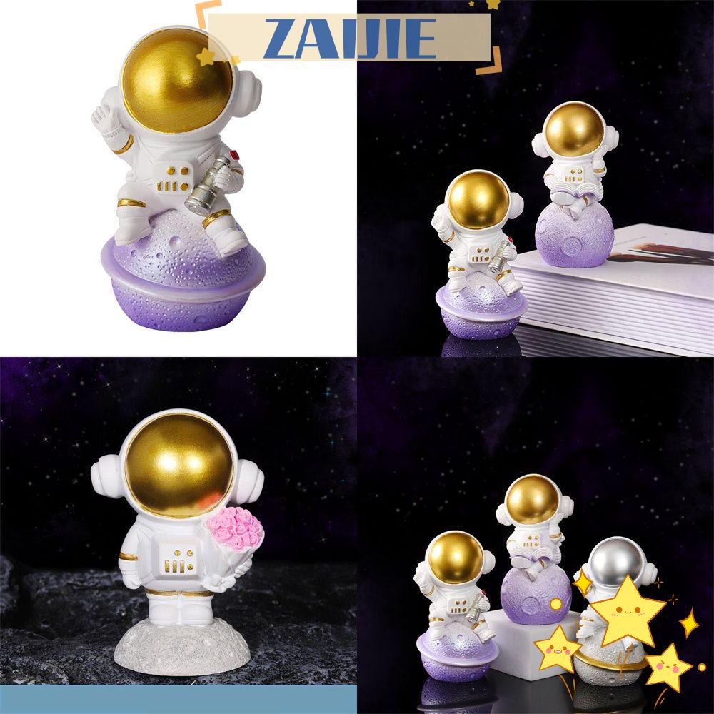 Mô Hình Tượng Phi Hành Gia Zaijie 24 Bằng Nhựa Resin Để Bàn Trang Trí Nhà Cửa