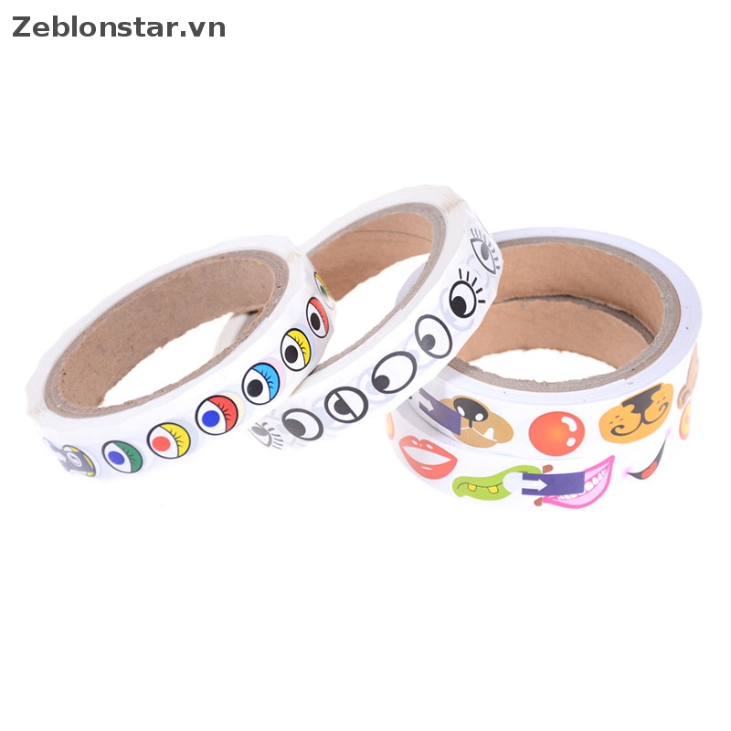 Cuộn Giấy Dán Mắt / Mũi / Miệng Tự Dính DIY Cho Bé 0 0 0 0 0 ~~