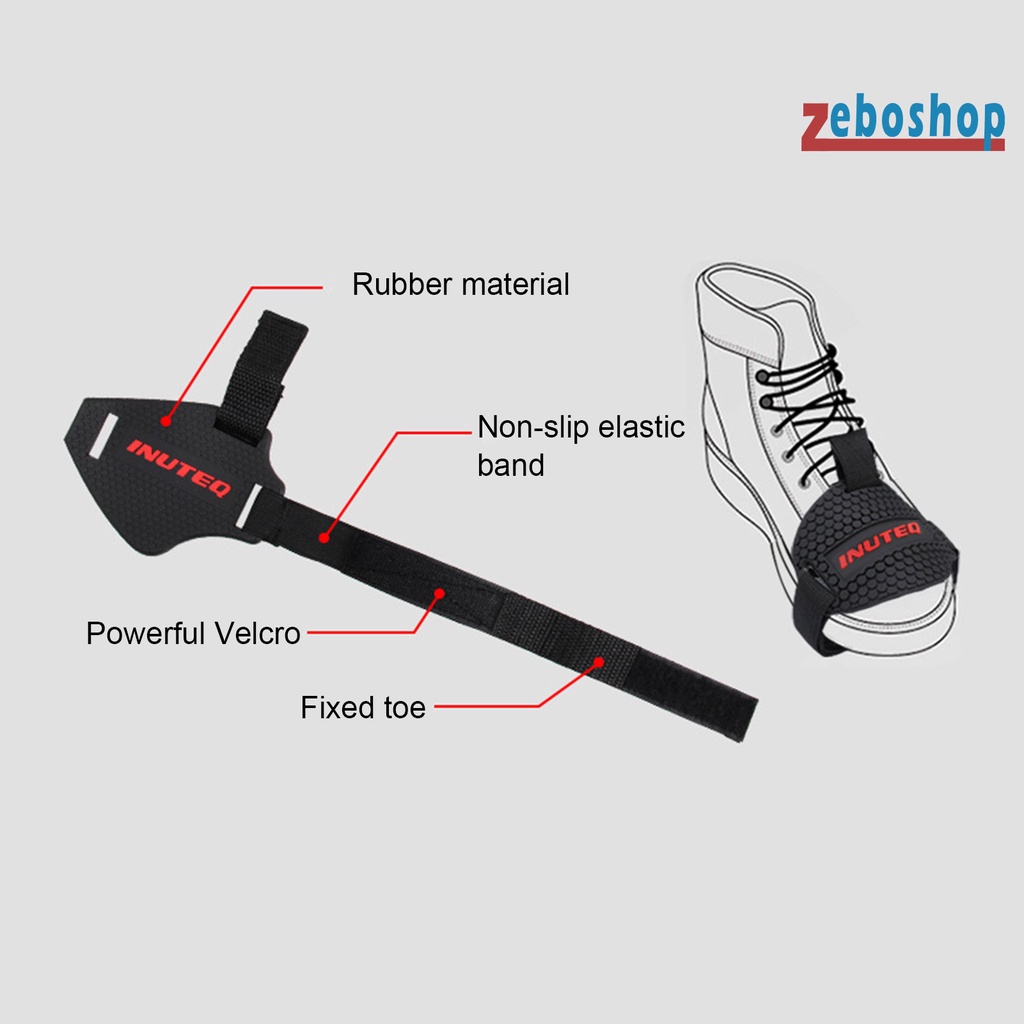 1 Giày Bốt Cao Su Chống Trượt Có Thể Điều Chỉnh Bảo Vệ Chân Tiện Dụng Cho Người Lái Xe Mô Tô