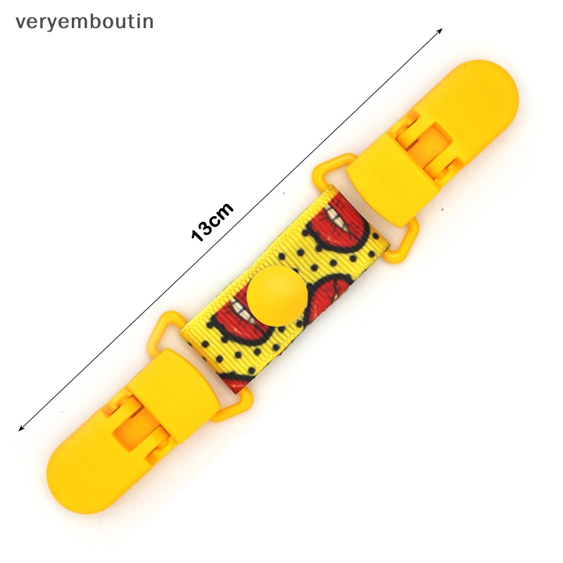 Dây Đeo Núm Vú Giả Chống Thất Lạc Họa Tiết Hoạt Hình Dễ Thương Cho Bé