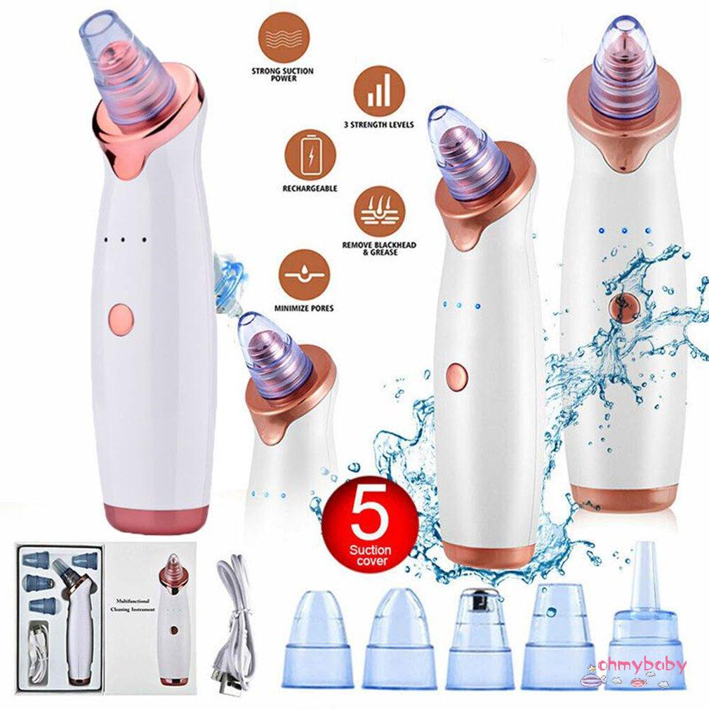 [InStock] Dụng cụ hút mụn đầu đen bằng điện Tẩy tế bào chết Làm sạch da mặt bụi lỗ chân lông Sạc USB [Z/1]