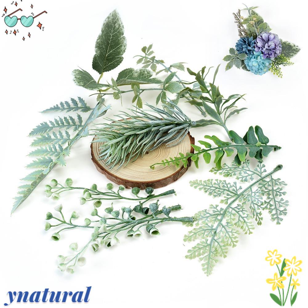 Bộ 20 Lá Cây Nhân Tạo Dùng Trang Trí Tiệc Cưới / Giáng Sinh