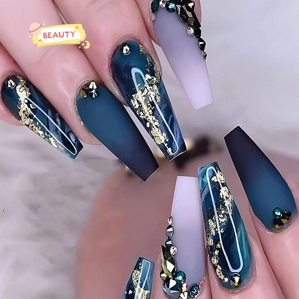 Set 24 Móng Tay Giả Có Thể Tháo Rời|Phấn Phủ