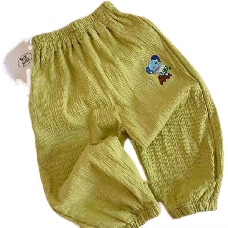 Quần Dài Chống Muỗi Bằng Cotton Lanh Thời Trang Mùa Hè Mới Dành Cho Trẻ Em