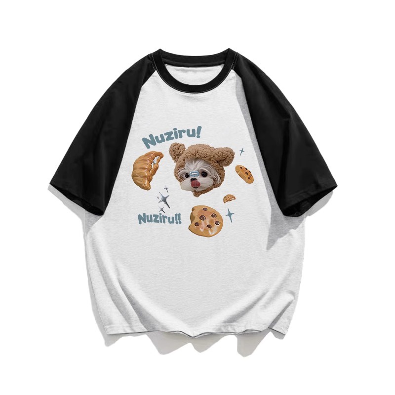 NRVP Áo Thun 100% Cotton Tay NgắN In Hoạ TiếT ĐộC ĐáO Phong CáCh HàN QuốC 2023