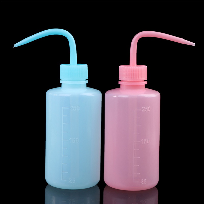 Bình Nhựa Rỗng 250ml Đựng Nước Rửa Hình Xăm Tiện Dụng