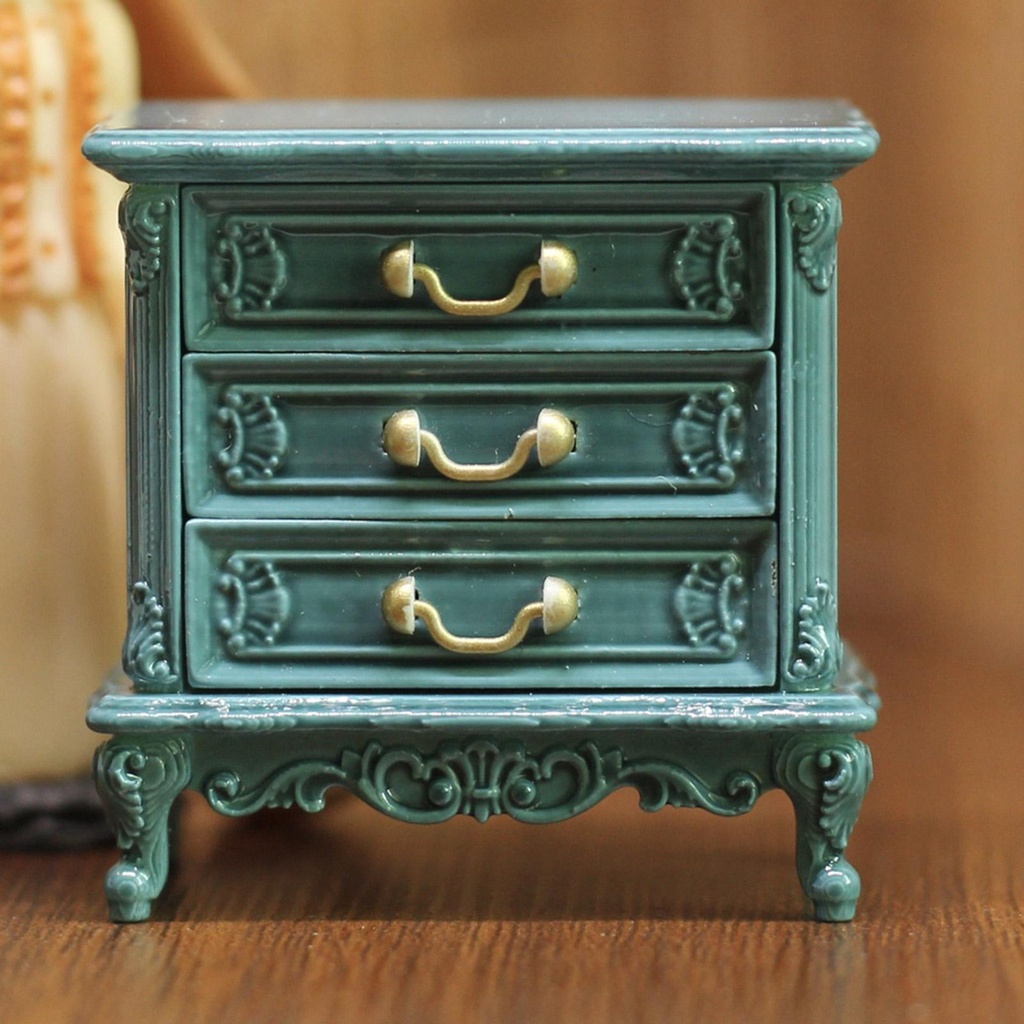 Mô Hình Tủ Nội Thất Xinh Xắn Cho Nhà Búp Bê Tỉ Lệ 1: 16