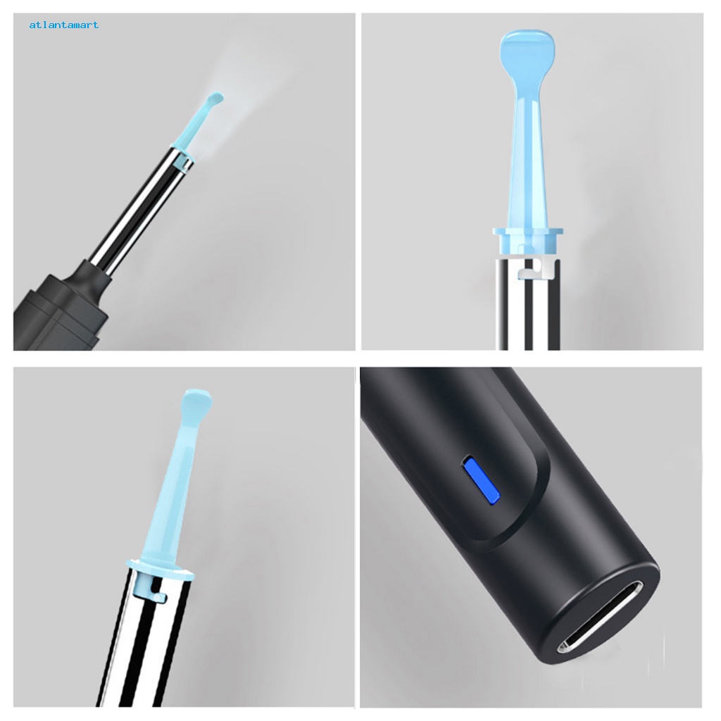 Túi Đựng Đồ Dùng Cao Cấp Tiện Dụng| 1 Bộ Dụng Cụ Lấy Ráy Tai Thông Minh Xoay 360 Độ Có Đèn LED 6 Chế Độ HD Chuyên Dụng