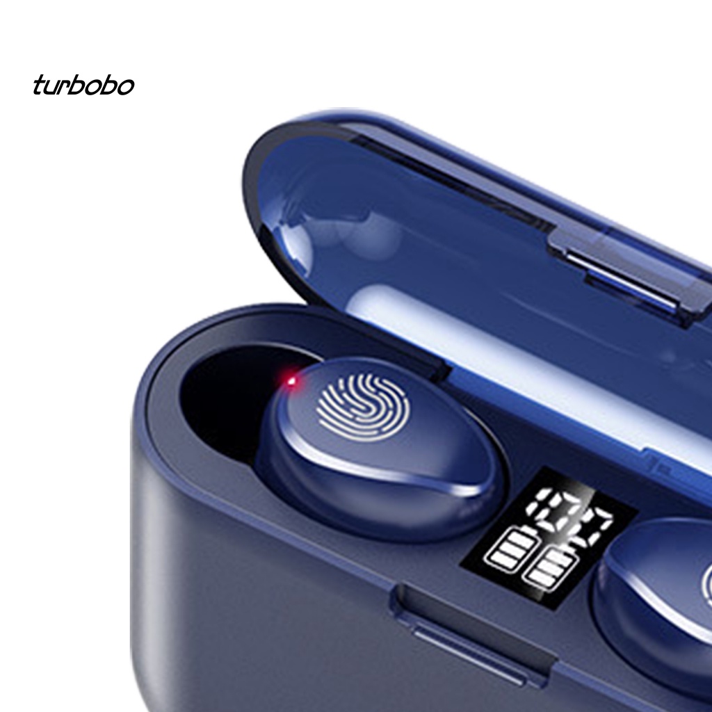 Cặp Tai Nghe Nhét Tai Không Dây Chống Ồn turbobo F9 Phong Cách Thể Thao Thông Dụng Điện Thoại