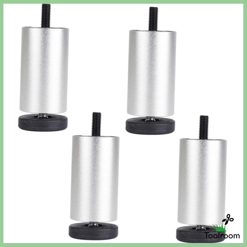 Set 4 Chân Đứng Bằng Hợp Kim Nhôm Cho Ghế Sofa / Tủ TV