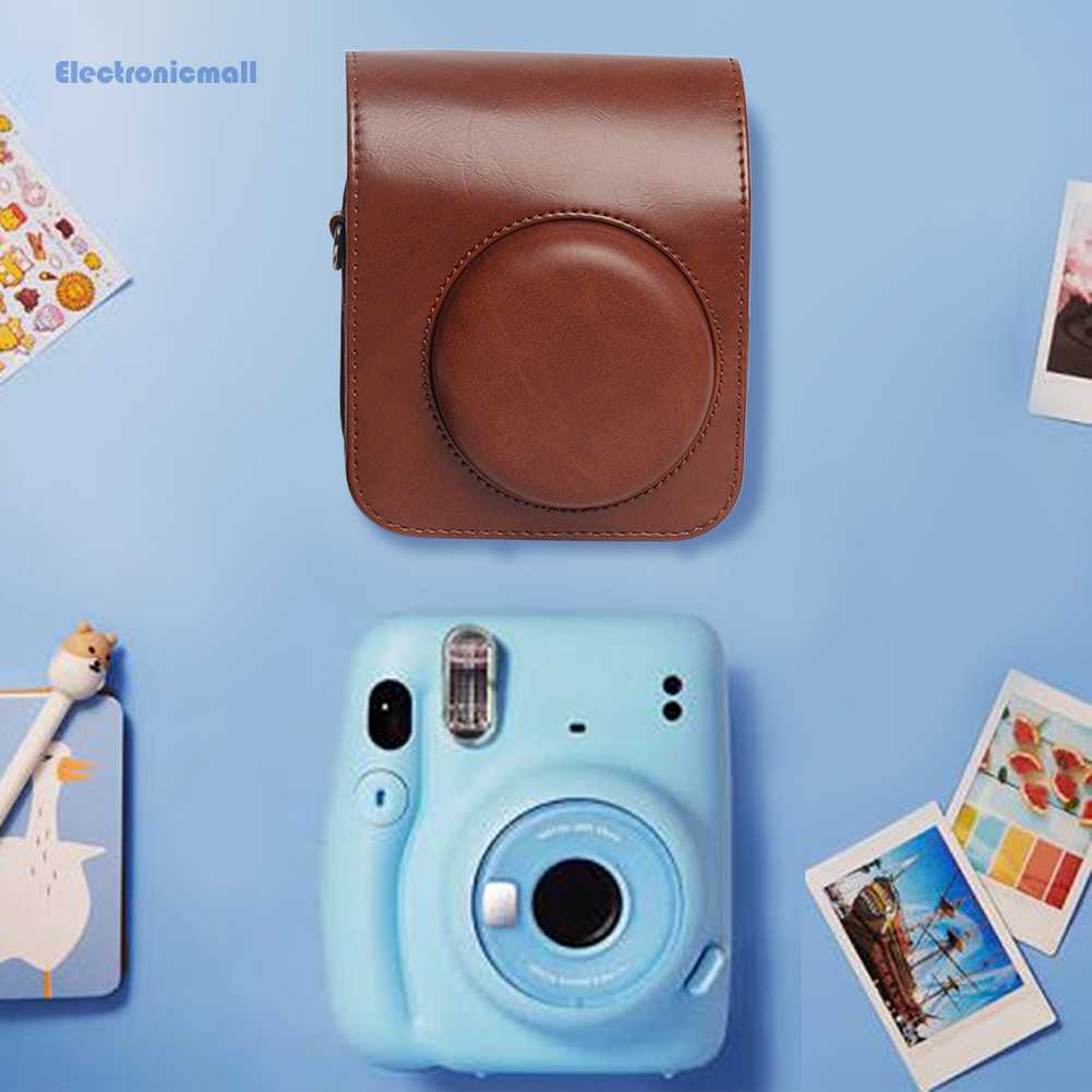 Túi Da PU Đựng Máy Ảnh Fujifilm Instax Mini 12 Mall01.vn