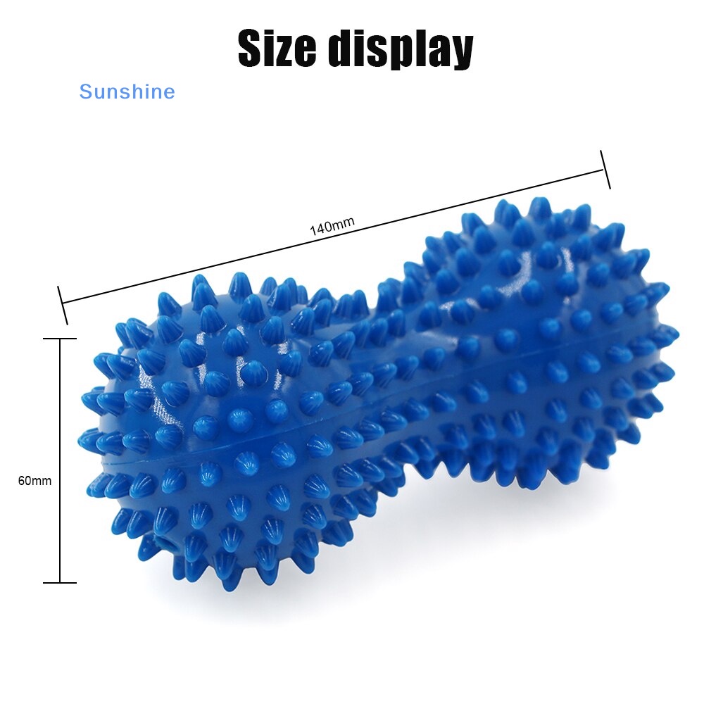 Bóng Mát Xa Tập Yoga Hình Hạt Đậu Phộng Bằng PVC